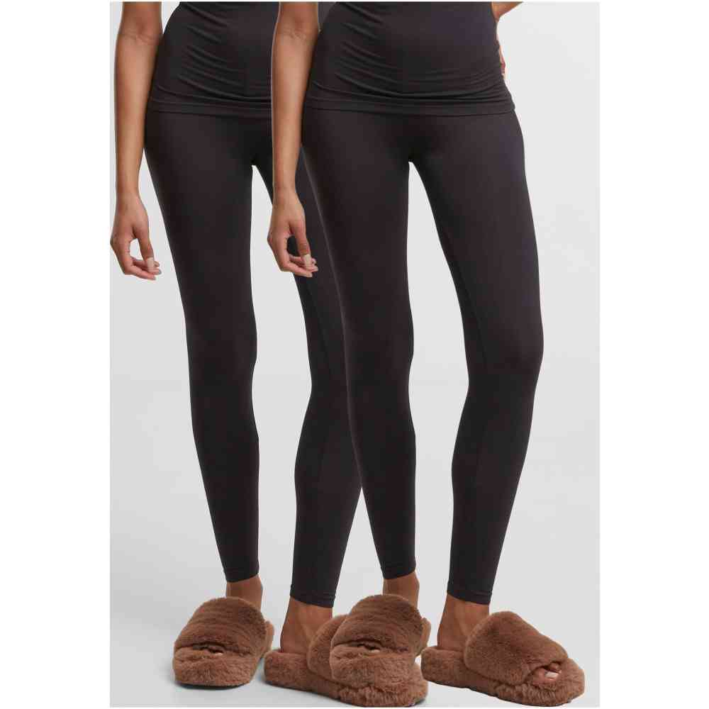 Urban Classics - Bamboo 2Pack Gamaschen - Schwarz/Schwarz